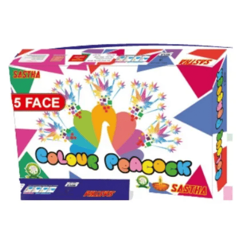 COLOUR PEACOCK 5PCS